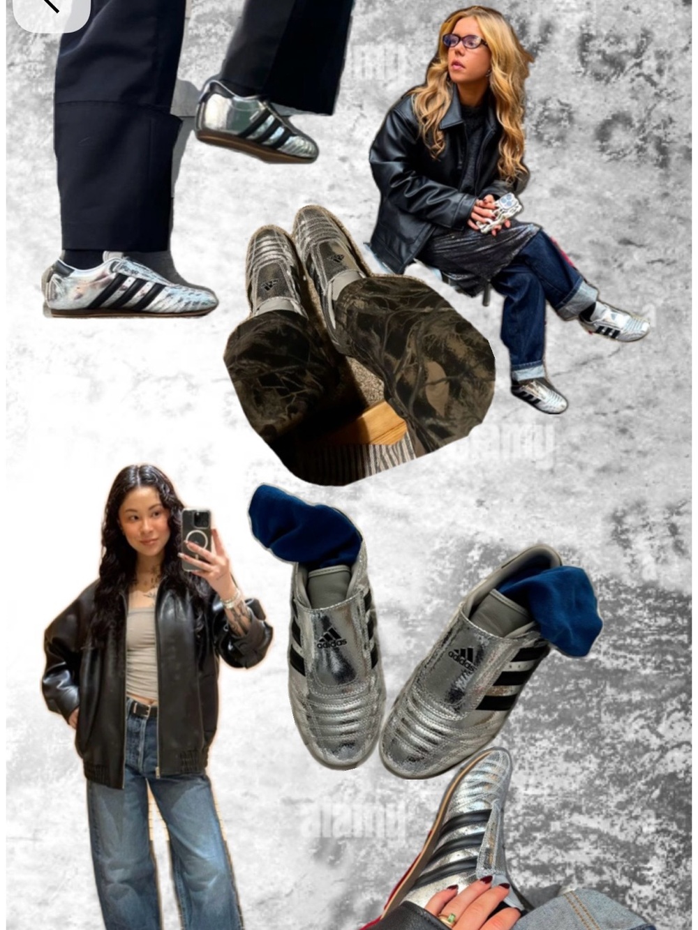 Adidas Taekwondo Women’s Silver Athletic Sneakers with Black Stripes Size 9.5 - Picture 2 of 7
